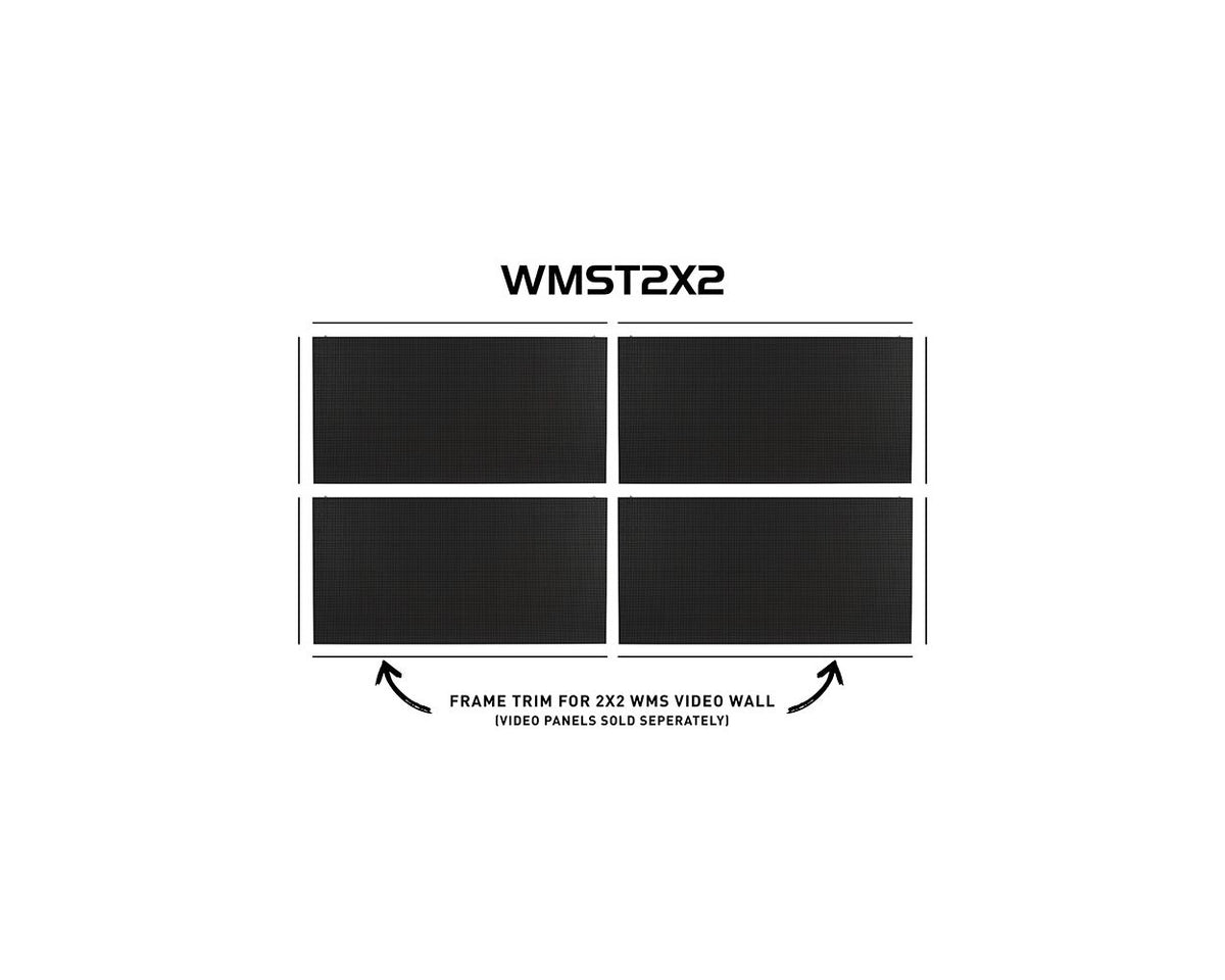 American DJ WMST2X2 Frame Trim Kit for 2x2 WMS Series Video Wall