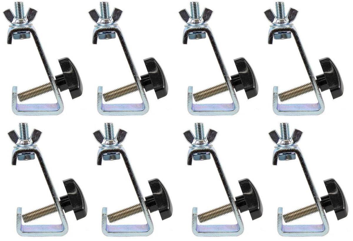 (8) Dura Clamp Heavy Duty Clamps for Light Bridge One 1/2" Truss