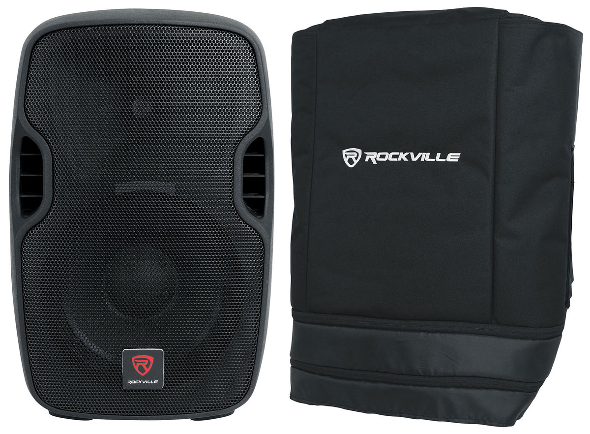 BPA10 10" Powered Active 400 Watt DJ PA Speaker w/Bluetooth + Slip Cover