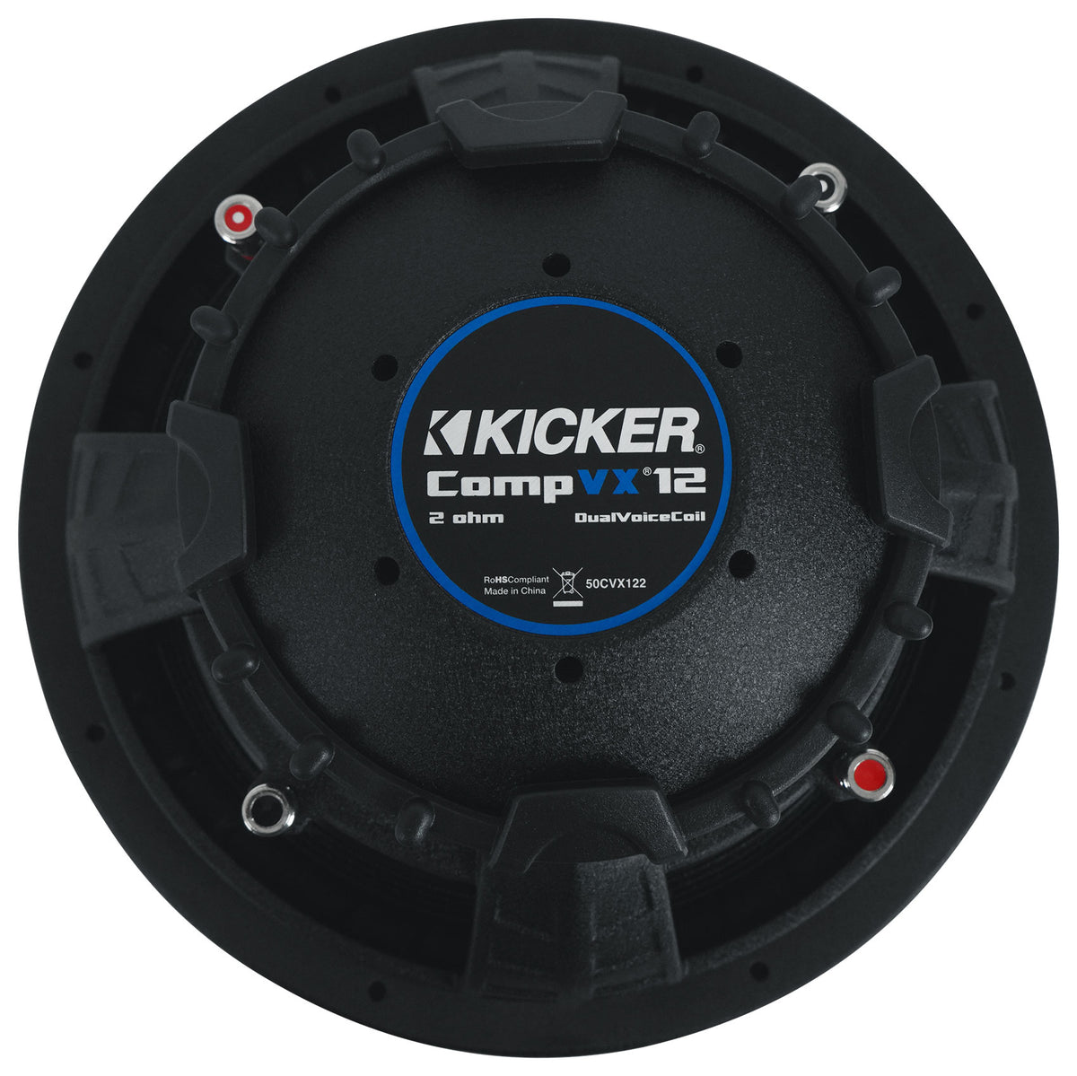 Kicker 50CVX122 COMPVX 12" Car Audio Subwoofer DVC 2 Ohm Sub CVX122