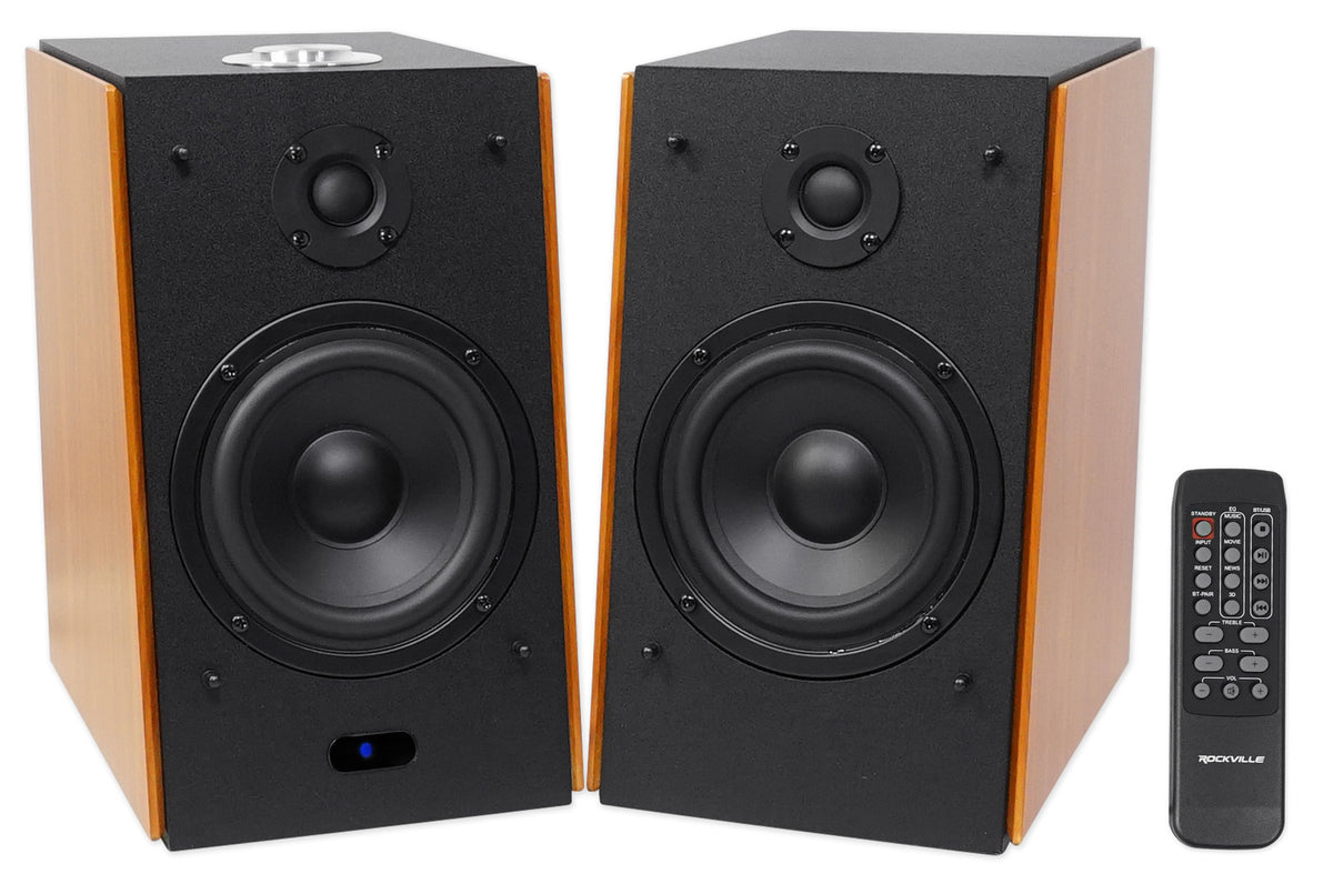 HD5 Black + RS29B 29" Speaker Stands Bundle