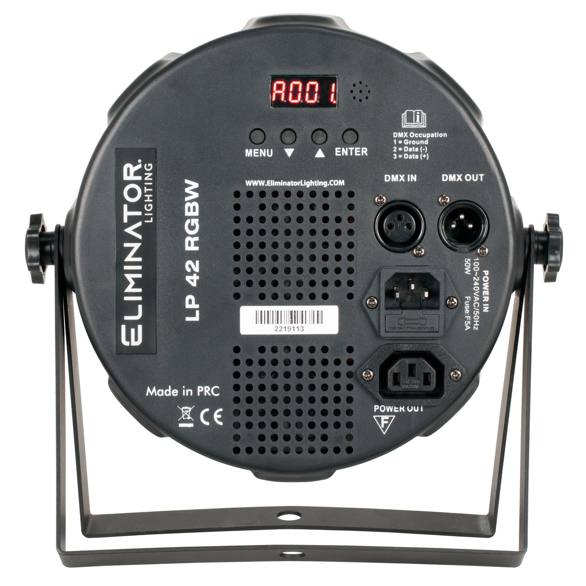 (2) LP 42 RGBW LED DMX Par Wash Lights