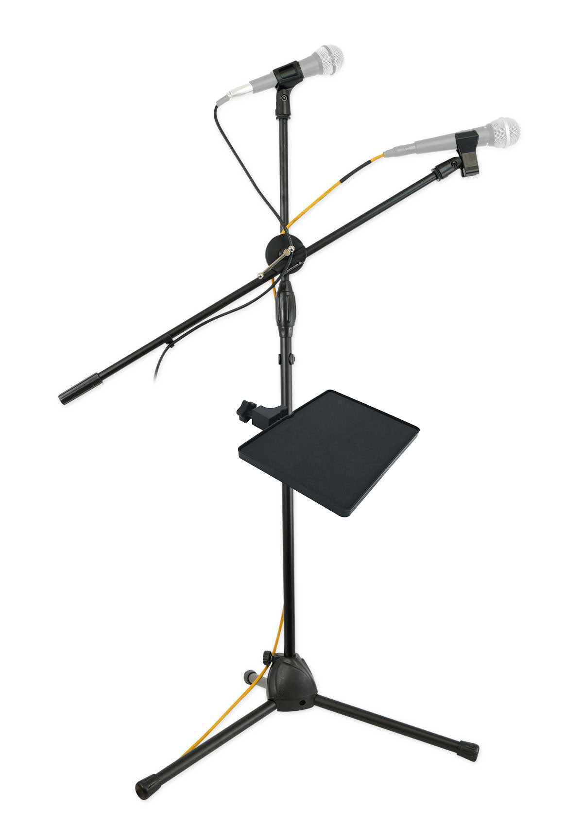 GIGSTAND DUAL + MTRAY Clamp-On Tray Bundle