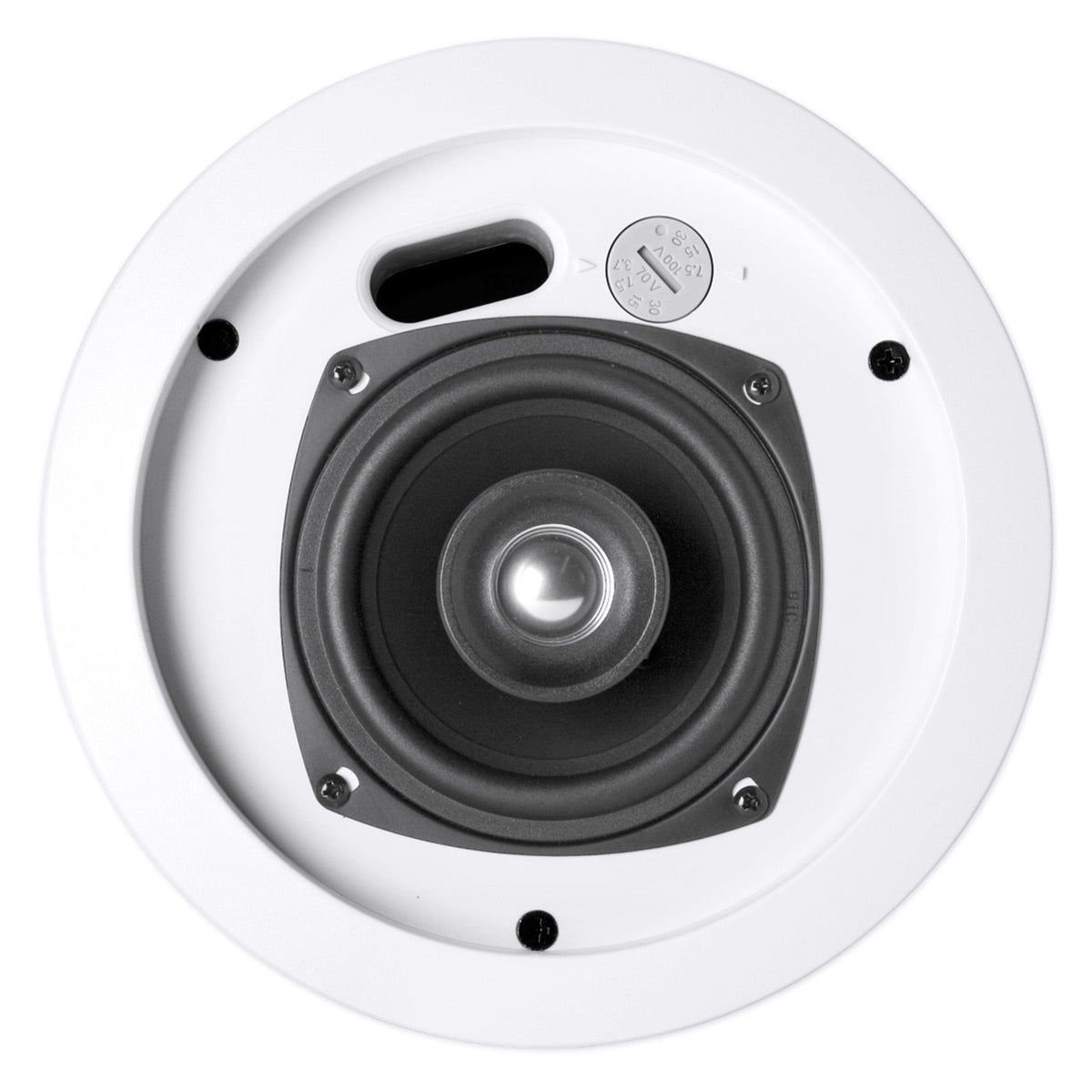 (12) Control 24CT 4" 70V Commercial Restaurant/Bar White Ceiling Speakers + Amp