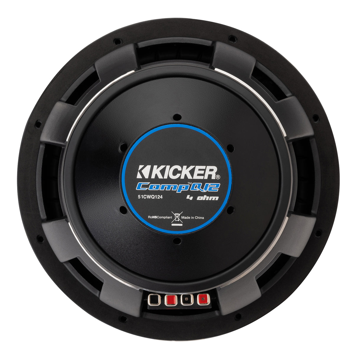 Kicker 51CWQ124 COMP Q 12" 1000 Watt Car Stereo Subwoofer DVC 4 Ohm Sub CWQ124