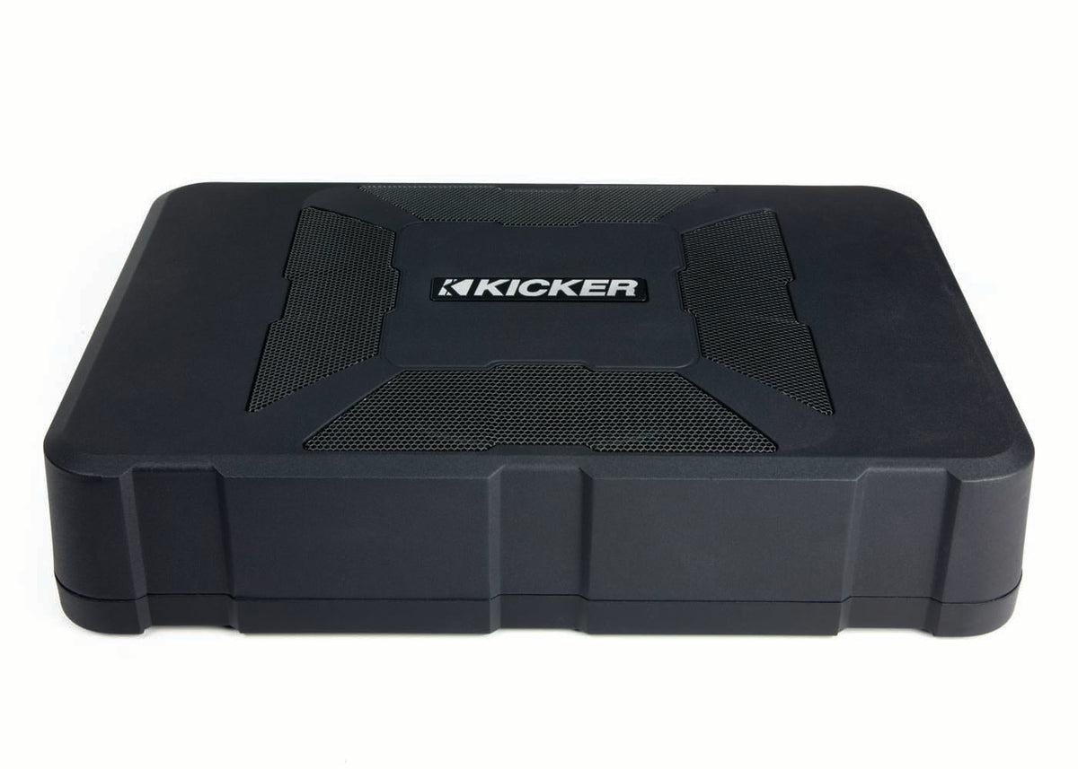 Kicker 51HS8 8" Hideaway Under-Seat Powered Car Audio Subwoofer Compact Sub HS8