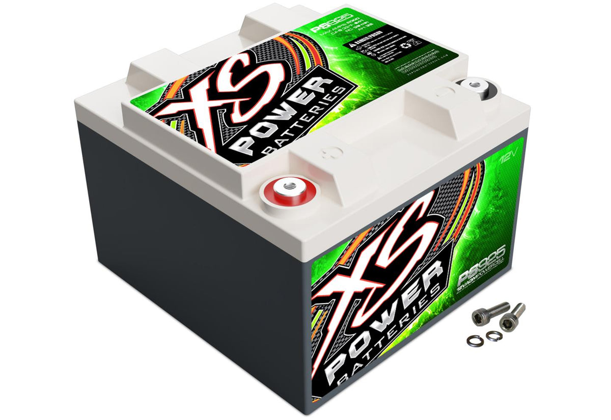 XS Power PS925 12V AGM Powersports Battery with M6 Terminal Bolts, Max 2000Amps