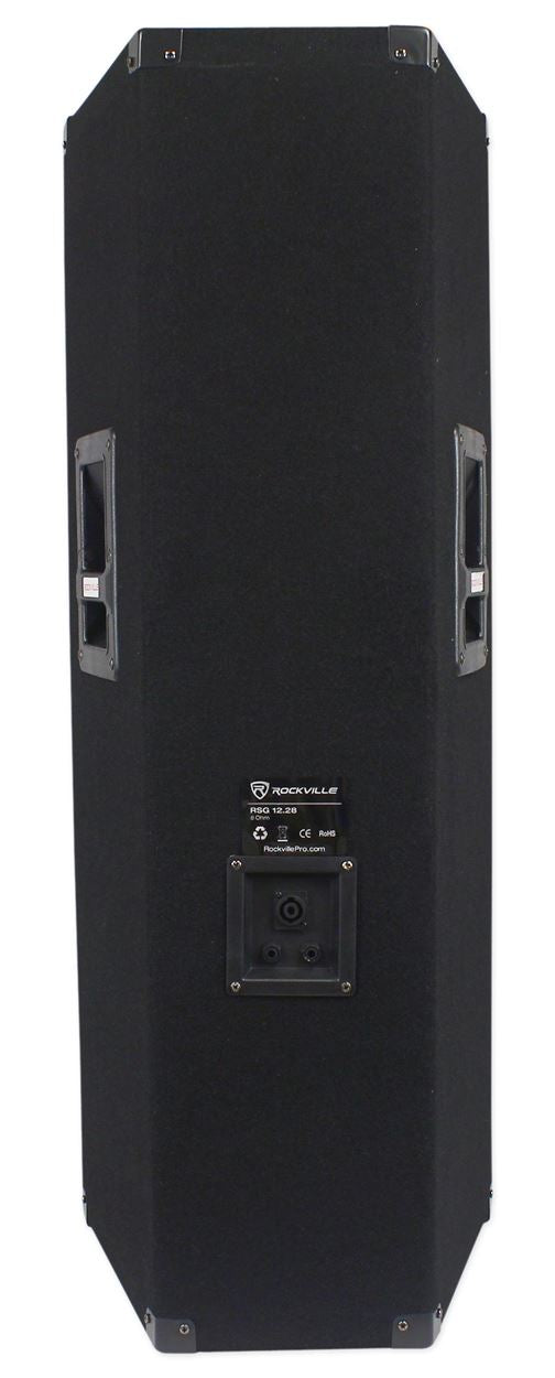 (2) RSG12.28 Dual 12" 2000W PA Speakers + XGA-5000 Amplifier + Cables