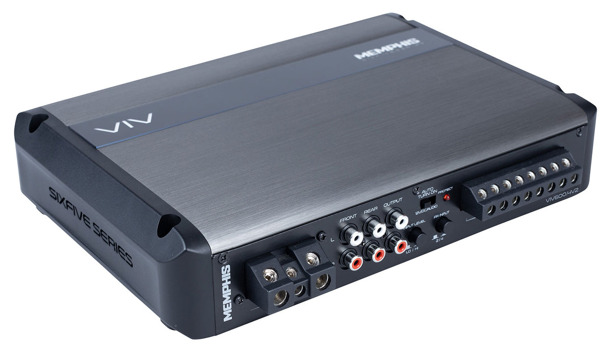 VIV600.4V2 SixFive Series 600W 4-Channel Car Amplifier w/ DSP + RWK42 4-Gauge Amp Kit