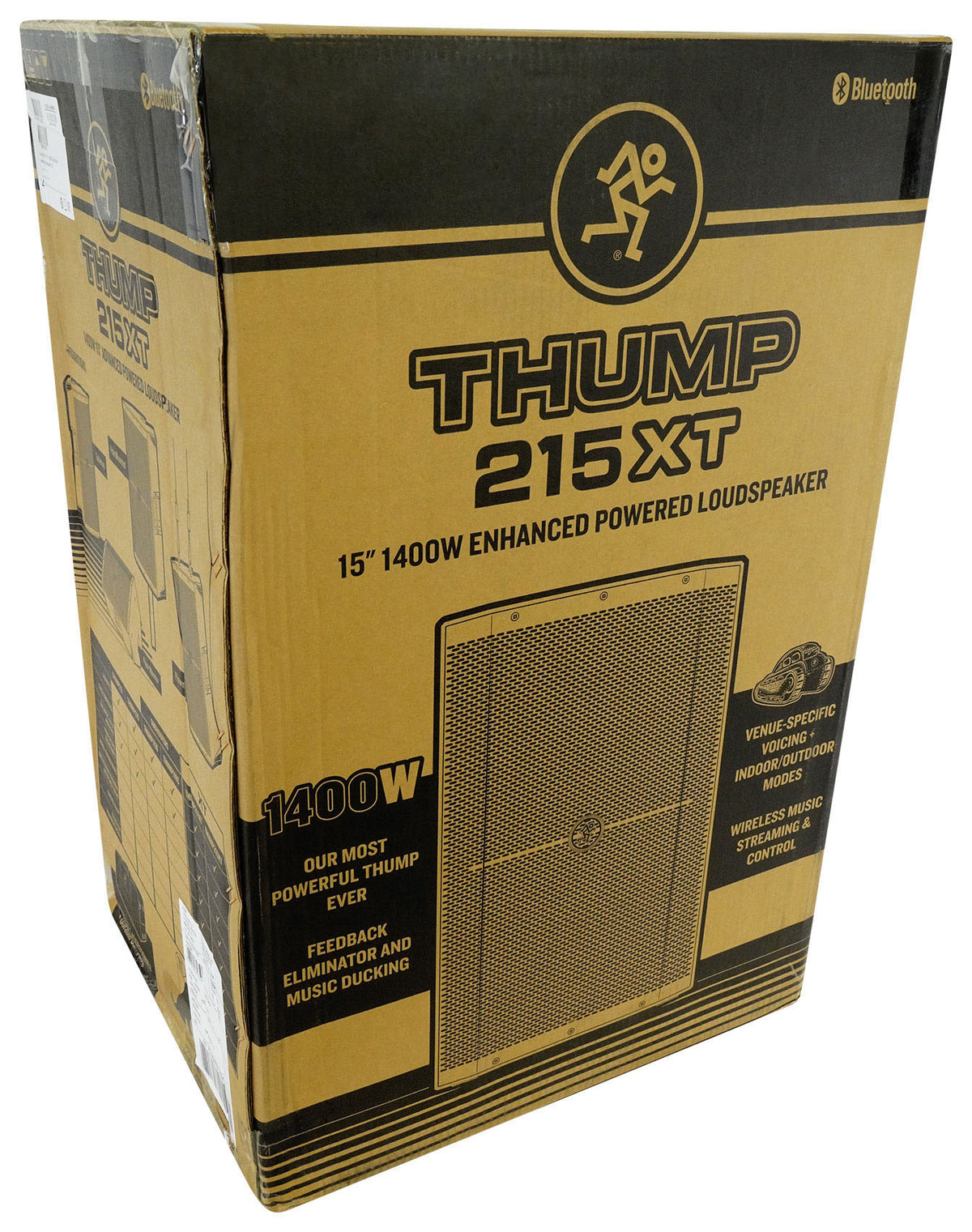 Thump215XT 1400W Powered PA Speaker with Microphone and Cable