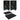 (2) Mackie CR5-XBT 5" 80w Bluetooth Studio Monitors Speakers+Isolation Feet Pads