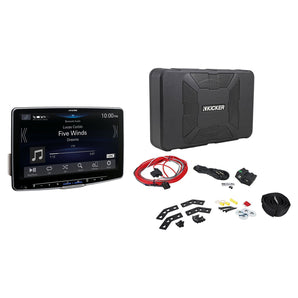 ALPINE iLX-F509 9” Car Monitor Receiver w/Carplay+Android Auto+Powered Subwoofer