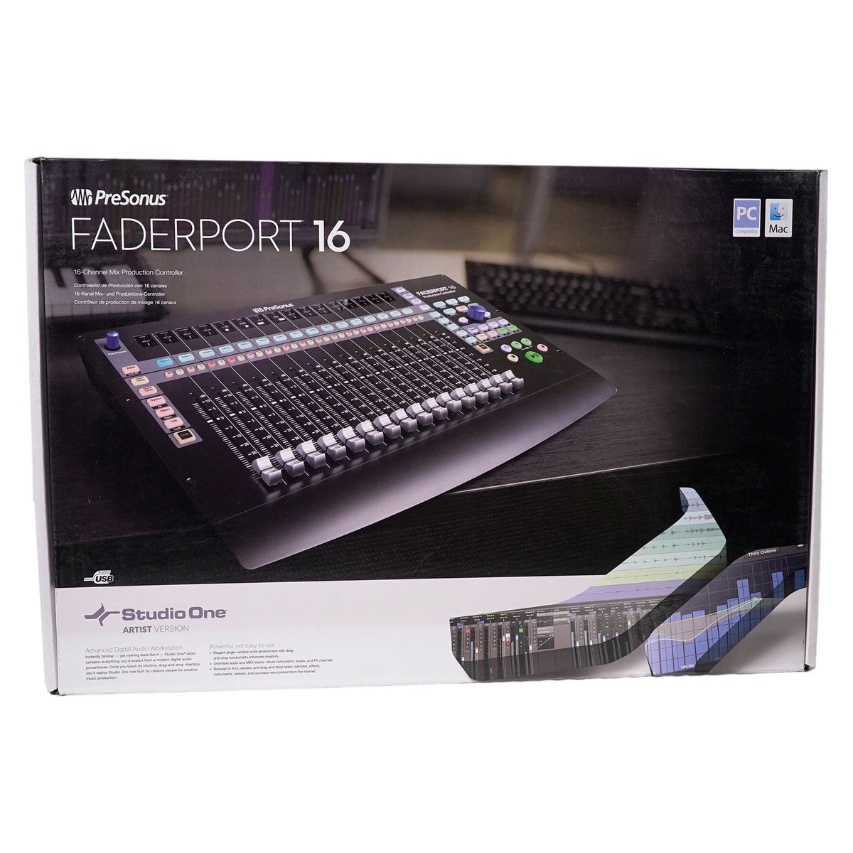 FaderPort 16 DAW Controller + Mic Isolation Shield + RCM03 Condenser Mic