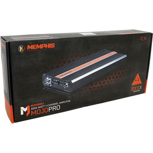 Memphis Audio MJP3000.1 3000 Watt RMS Mono Car Amplifier+Remote+Amp Wire Kit