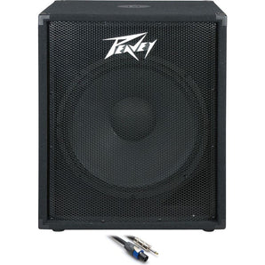 Peavey PV118 18" Inch Passive PA Subwoofer Sub +FREE Speaker Cable