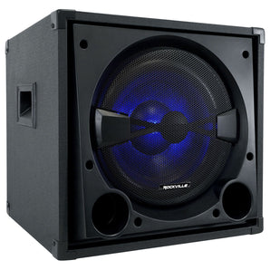 Rockville BASS BLASTER 12 12" 800w Powered Home Audio Subwoofer Theater Sub