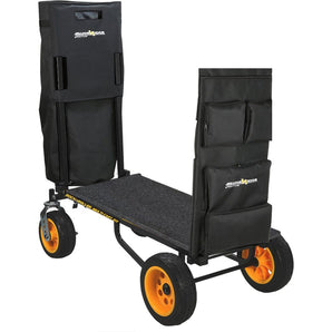 RocknRoller R10RT 500lb Capacity DJ Transport Cart+Accessory+Equipment Bag+Deck