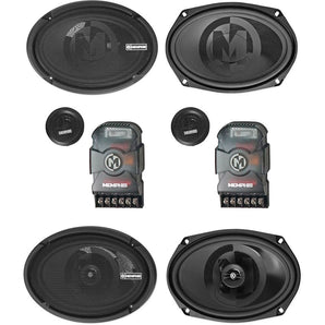 Pair Memphis Audio PRX690C 6x9" Component+PRX6902 Speakers Coaxial Car Speakers