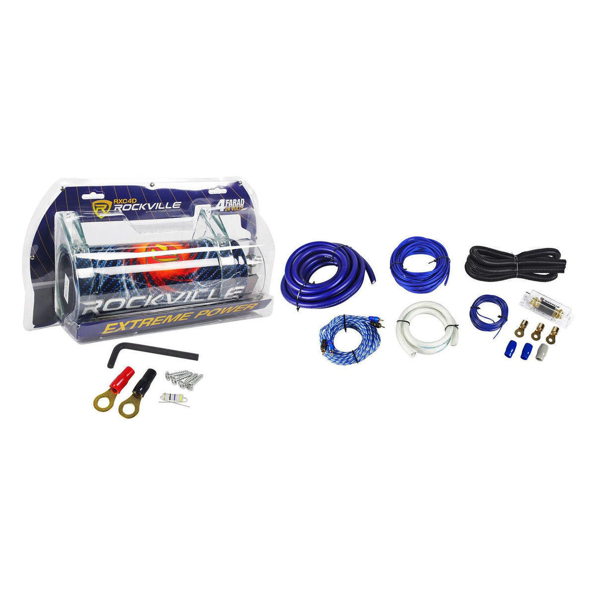 RXC4D + RWK01 0 AWG Amp Kit Bundle