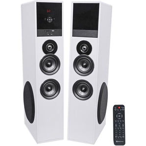 Rockville Bluetooth Home Theater/Karaoke Machine System W/LED'S+Subs+Microphones