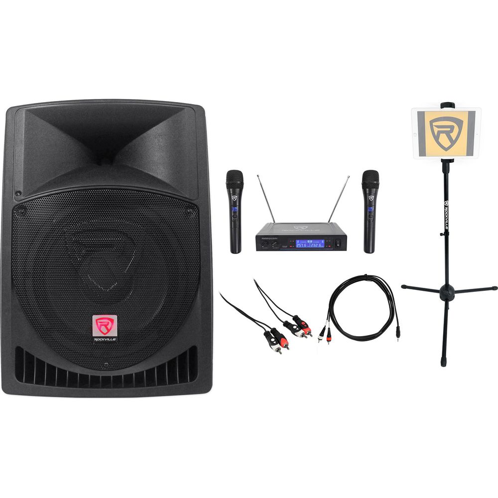 Pro 12" Karaoke Machine/System for iPad/iPhone/Android/Laptop/TV/Tablet