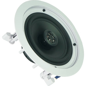 Rockville Commercial Receiver+20 6.5" 2Way White Ceiling Speakers 4 Hotel/Office