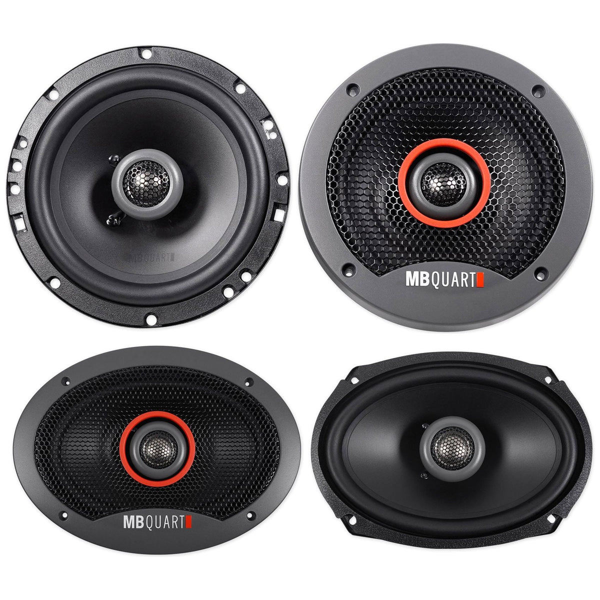 Front+Rear Speaker Replacement For 2004-2005 INFINITI QX56