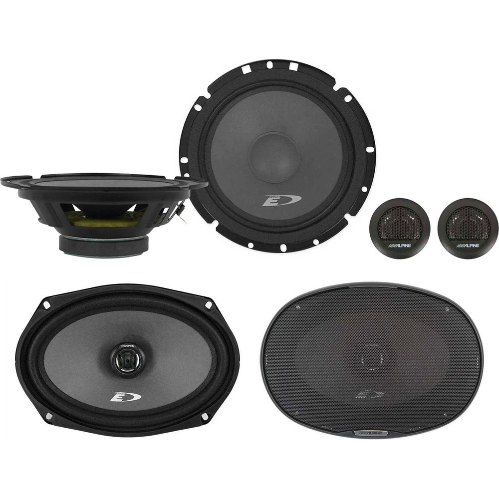 Alpine SXE-6926S 6x9 280 Watt 2-Way Car Audio Coaxial Speakers (Pair) 