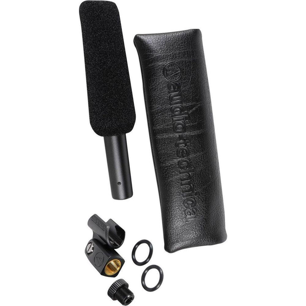 Audio Technica AT875R Short Shotgun Condenser Microphone w/ Line+Gradient DV Mic
