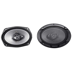 (4) Kenwood KFC-6966S 1600 Watt 6x9" 3-Way Car Stereo Speakers
