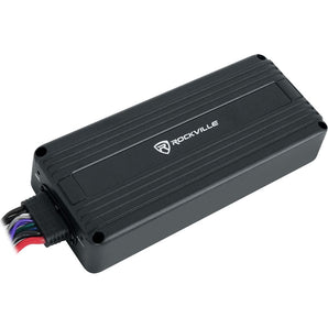 Rockville ATV420 4-Channel Motorcycle Amplifier Bluetooth Micro Amp IP65