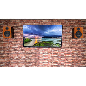 (2) Rockville APM6C 6.5" Powered Studio Monitor Speakers+Swivel Wall Brackets