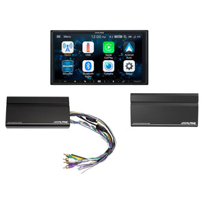 ALPINE iLX-W650 7" Digital Media Bluetooth Carplay Receiver+4Ch+Mono Power Packs