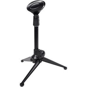 Rockville RDTS Adjustable Height Studio Desktop Tripod Microphone Stand+Mic Clip