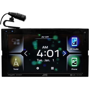 JVC KW-M75BT 6.8" Digital Media Bluetooth Receiver Android/Carplay + Camera