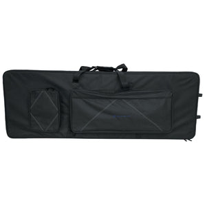 Rockville Rolling Bag 76 Key Keyboard Case w/ Wheels+Trolley Handle and Large Pocket