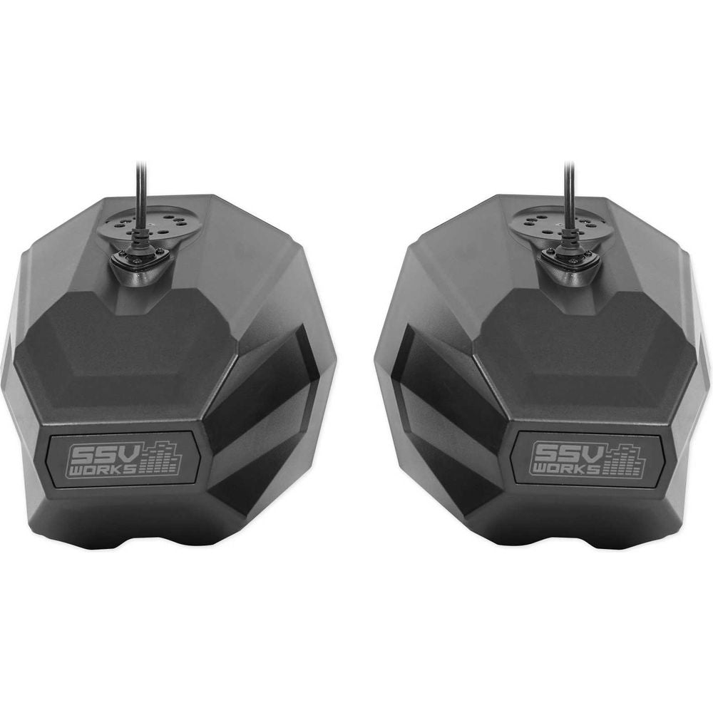 8" Speaker Swivel Cage Pods w/ 1.75" Clamps