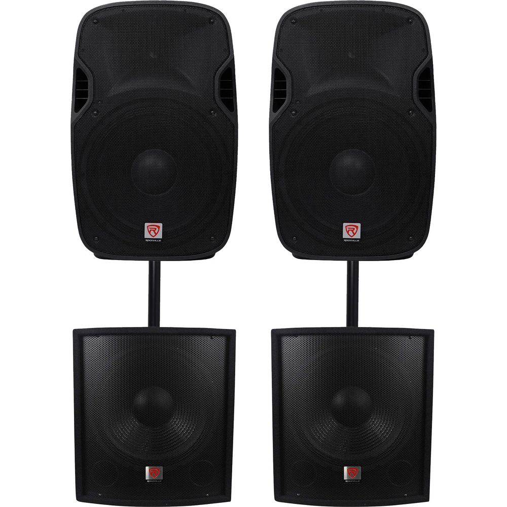 SPGN158 2-Pack + SBG1158 Subwoofers Bundle