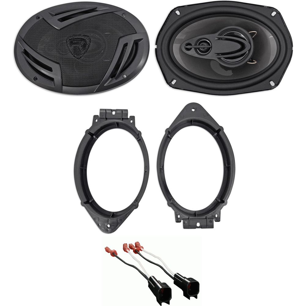 Rockville 6x9" Front Speaker Replacement Kit For 2015-17 Chevrolet Suburban
