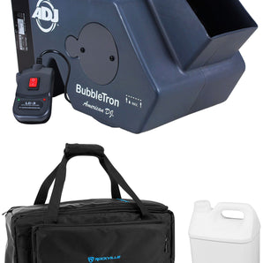 American DJ BUBBLE TRON Bubble Machine w/ Remote Bubbletron+Waterproof Bag Case