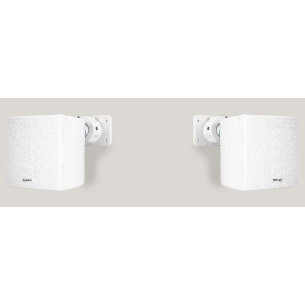 RCS80-1 2-Pack + Cube 70V White + VOL70100 White Bundle