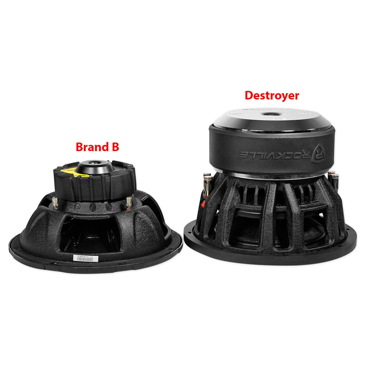 Destroyer 12D1 12" Competition Car Subwoofer+Mono Amplifier+Amp Kit