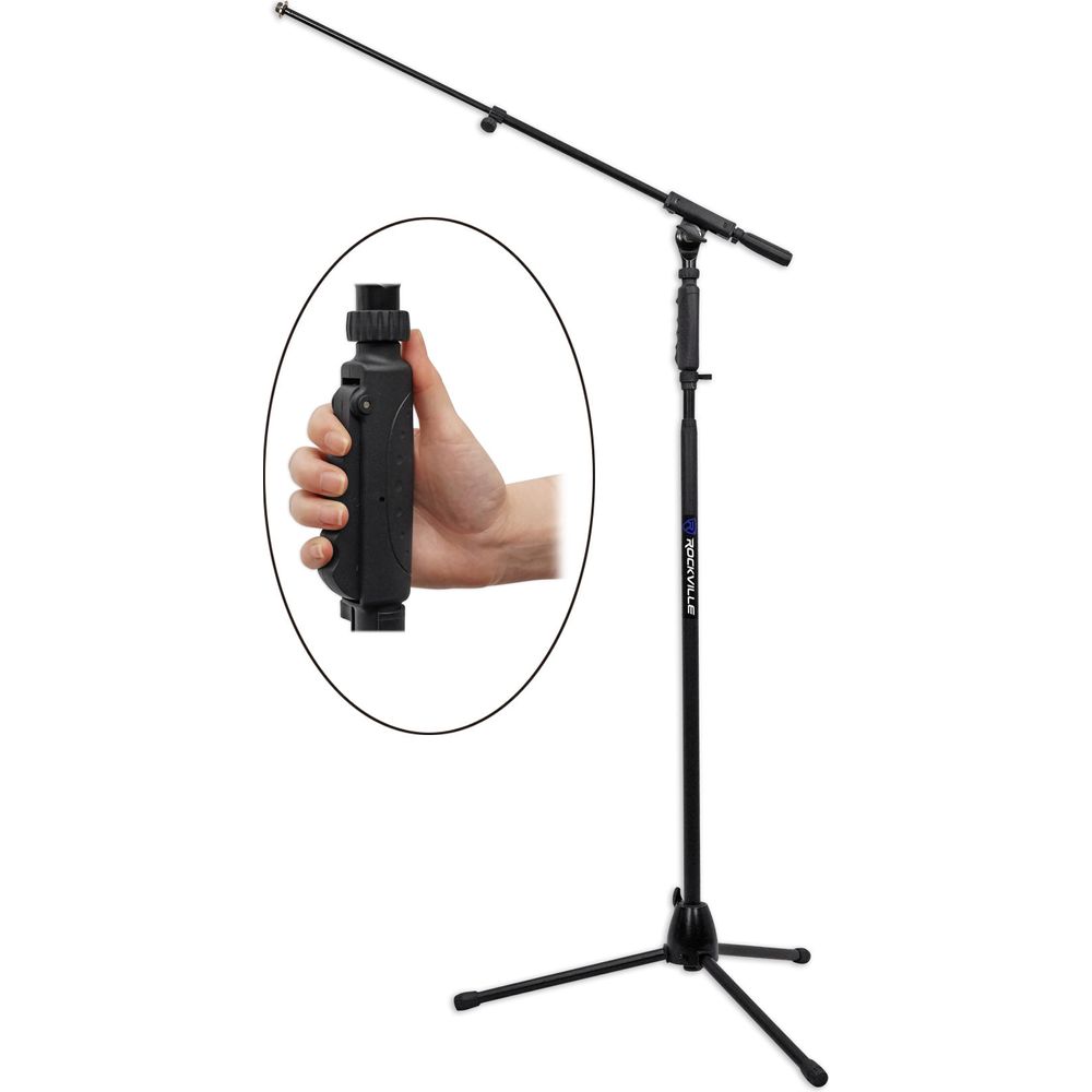 RVMIC3 V2 Mic Stand + iStand 44 Mount + RMC‑XLR Microphone Bundle