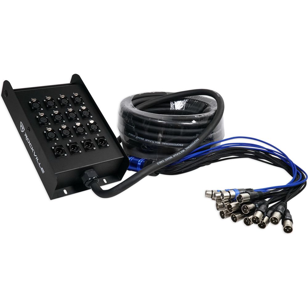 NSB 16.8 AVB Stage Box with 16-Channel Snake Cable