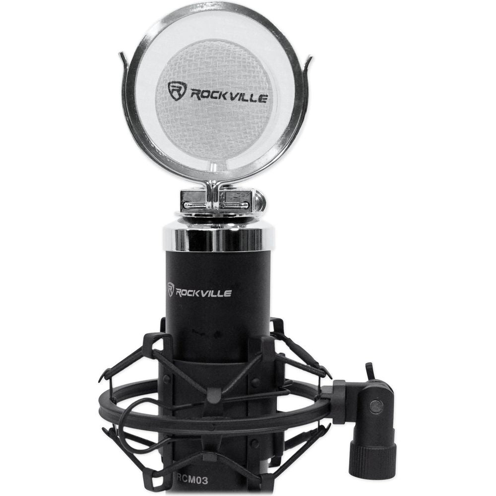 RCM03 Condenser Microphone + RockShield 1 Isolation Shield Bundle