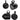 Pair Rockville MAC90B 8” Black Aluminum Wakeboard Tower Speaker Pods+Covers