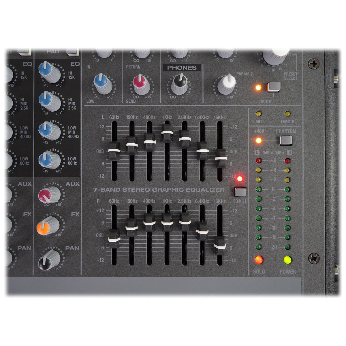 (2) DRM12A-P 2000W Passive PA Speaker Bundle with Powered Mixer & Stands