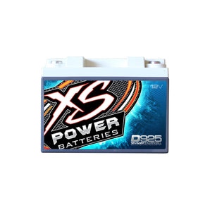 XS Power D925 2000 Amp AGM Power Cell Car Audio Battery + Terminal Hardware