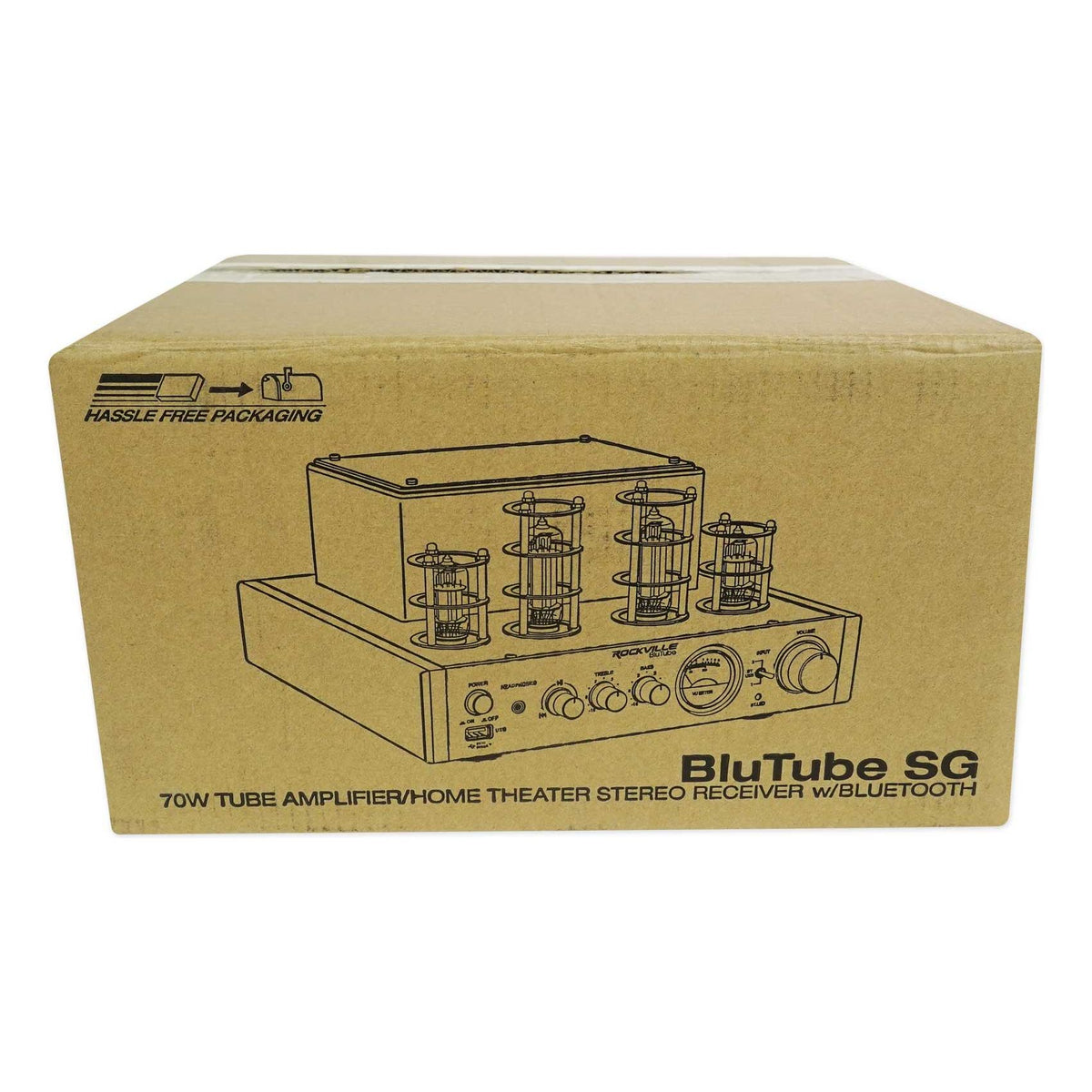 BluTube SG Tube Amplifier + (8) 6.5" White Ceiling Speakers