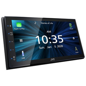 JVC KW-M560BT 6.8" Bluetooth Digital Media Car Play/Android Receiver+Backup Cam